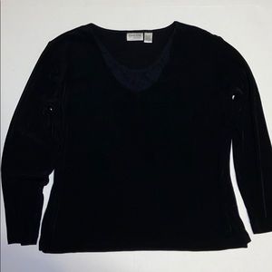Chico’s black blouse. Size Large